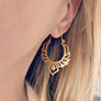 Boucles d'oreilles Molly dorées de Tokade
