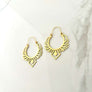Boucles d'oreilles Molly dorées de Tokade