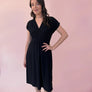 Robe cache coeur noire par Cherry Bobin