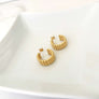 Boucles d'oreilles Sarnia dorées de Tokade