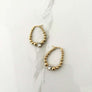 Boucles d'oreilles Shelly dorées de Tokade