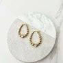 Boucles d'oreilles Shelly dorées de Tokade