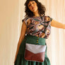 Sac Woodstock lilas bordeaux de Kazak