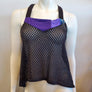 Camisole tricot ajouré noir medium par Myco Anna
