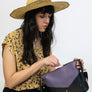 Sac Woodstock mauve de Kazak