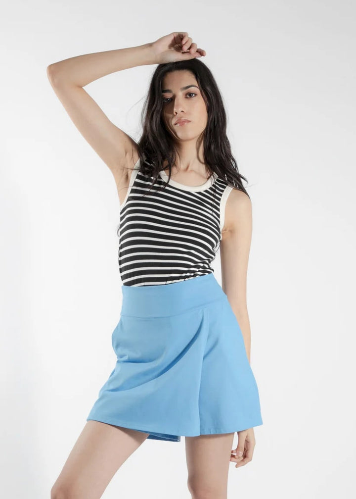 Camisole rubanier rayé blanc par Eve Lavoie