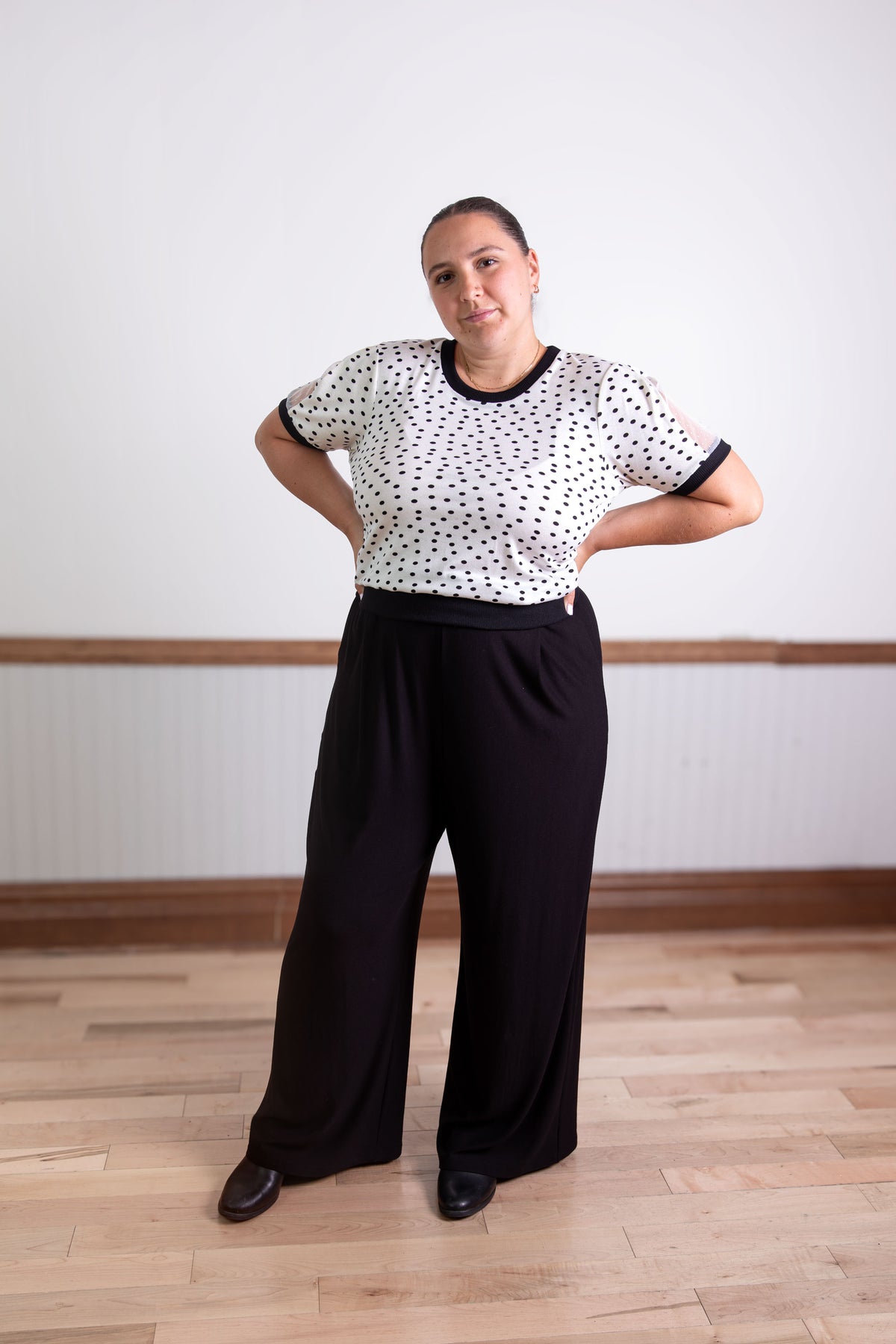 Chandail Darling pico noir de Slak