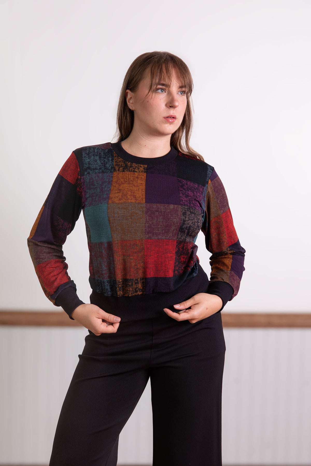 Chandail Wanda patchwork de Slak