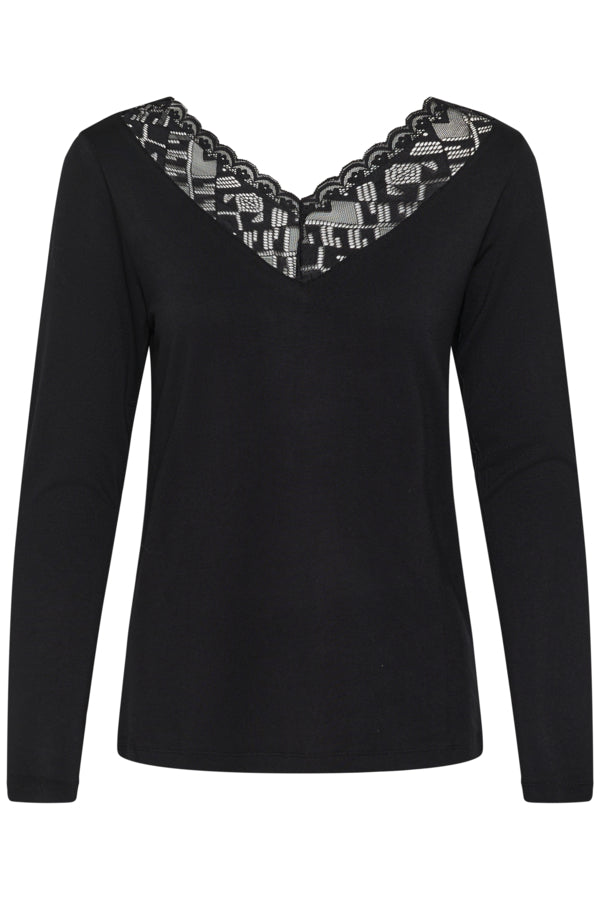 Haut Trulla LS noir de Cream