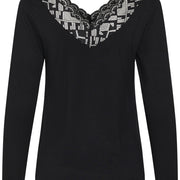 Haut Trulla LS noir de Cream