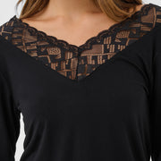 Haut Trulla LS noir de Cream