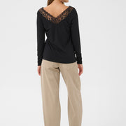 Haut Trulla LS noir de Cream