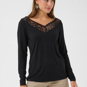 Haut Trulla LS noir de Cream