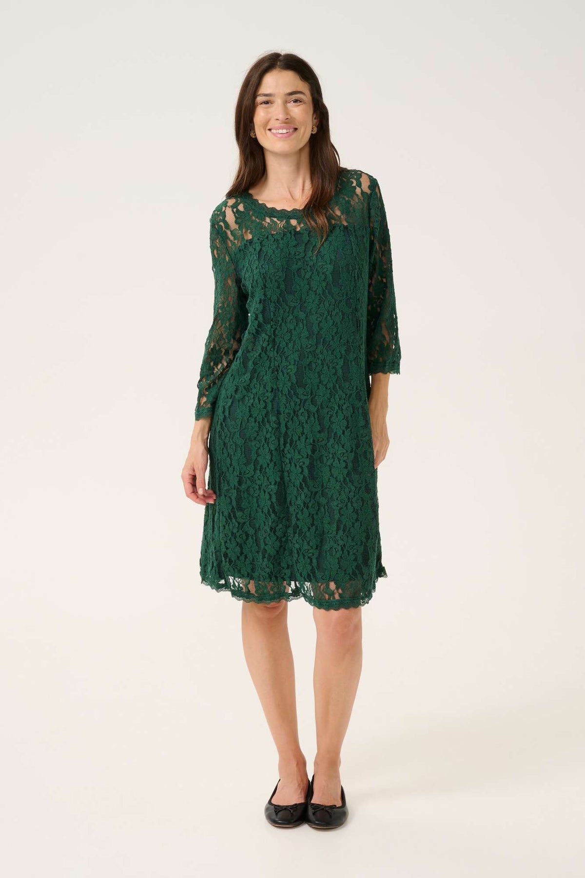 Robe Kit 3/4 verte de Cream
