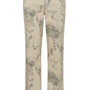 Pantalon Vatta fleur écru de Cream