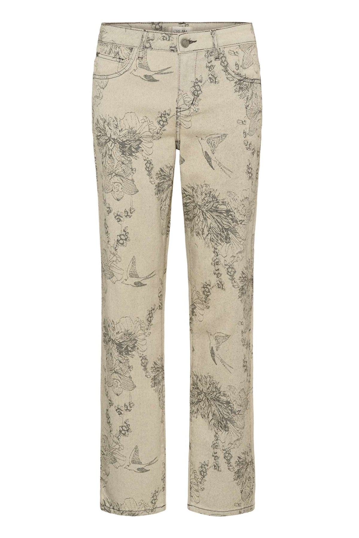 Pantalon Vatta fleur écru de Cream