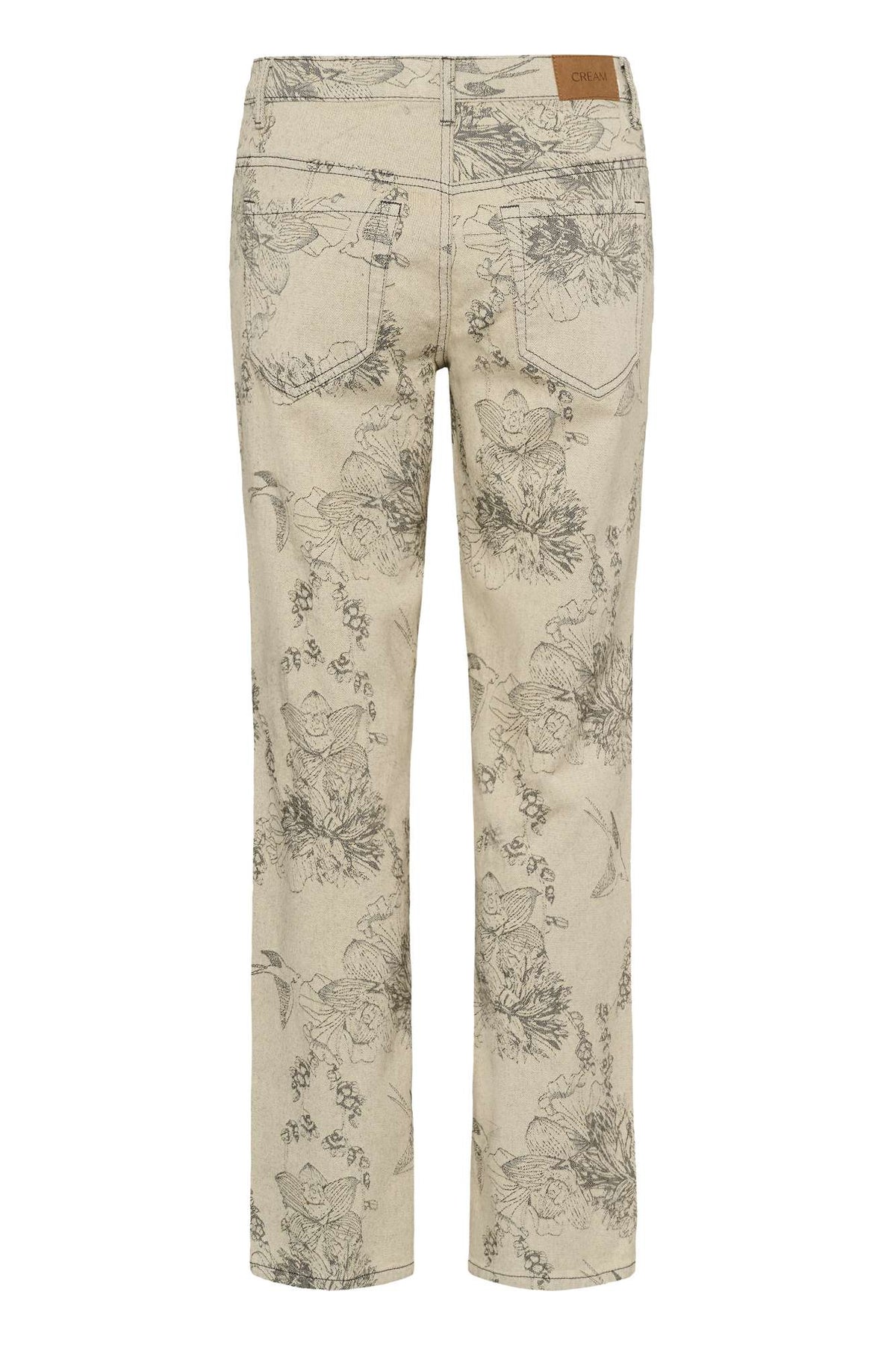 Pantalon Vatta fleur écru de Cream