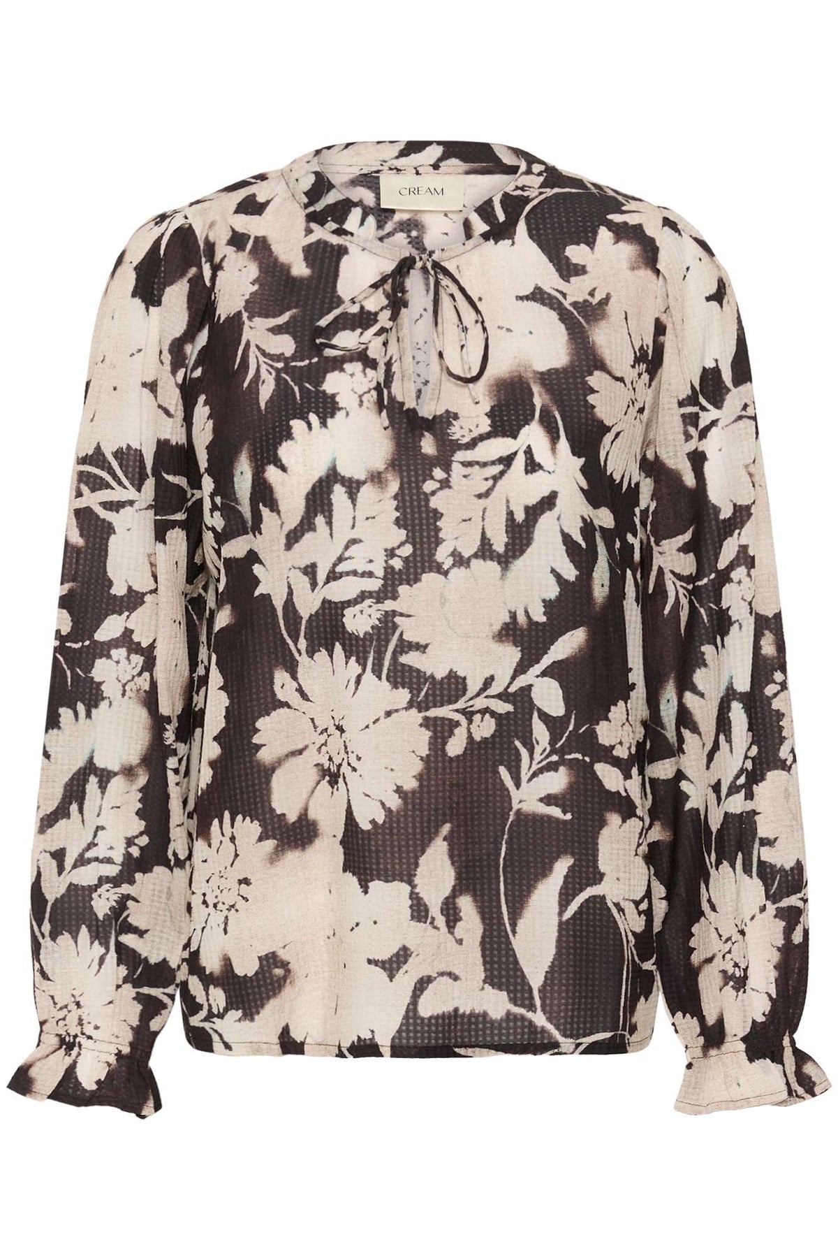 Blouse Halley motif brun de Cream