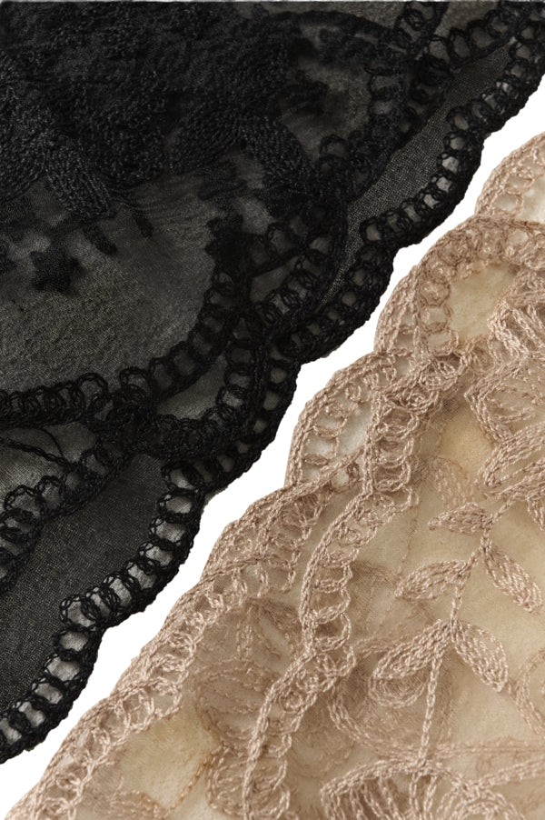 Foulard de taille Lacie en dentelle noire de Cream