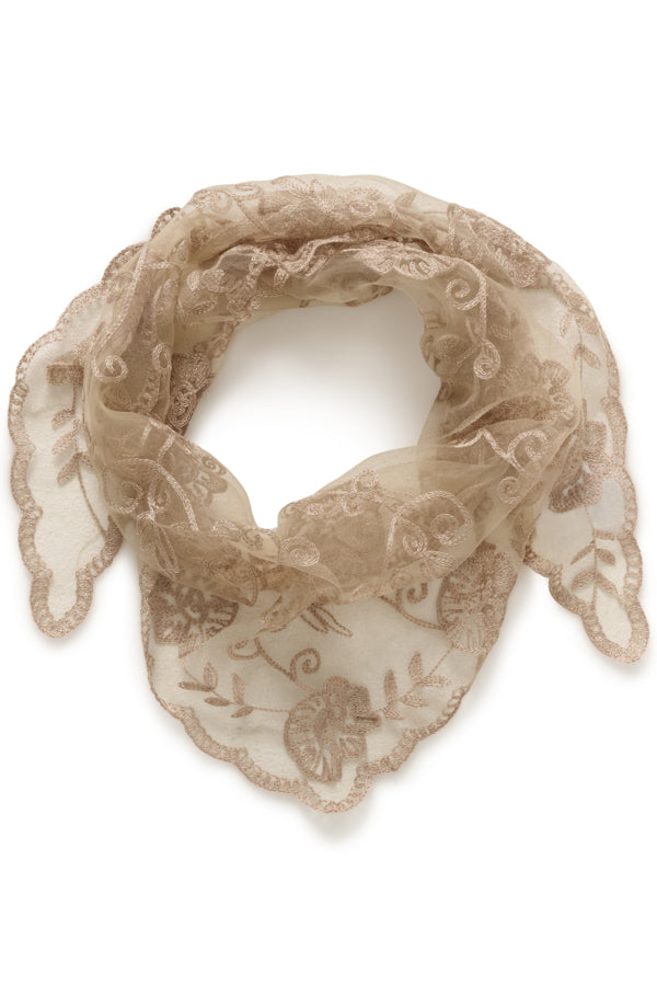 Foulard de taille Lacie en dentelle crème de Cream