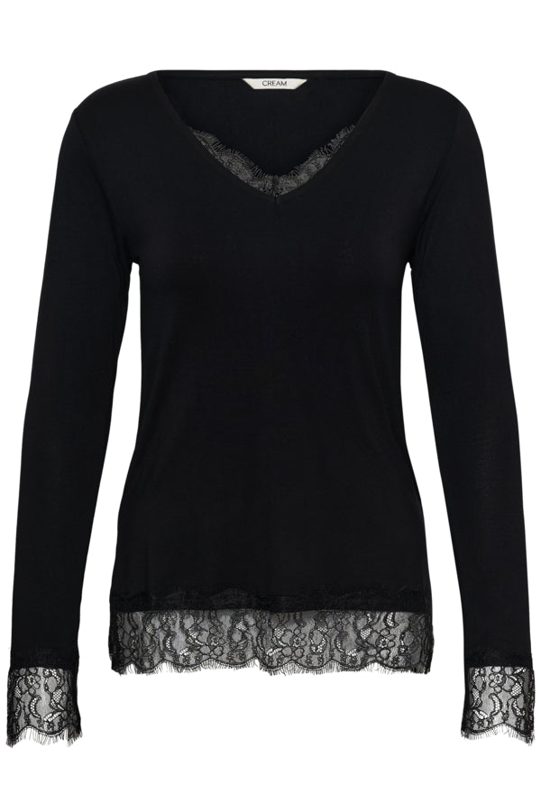 Chandail Alvaia LS noir de Cream