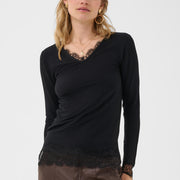 Chandail Alvaia LS noir de Cream
