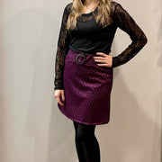 Jupe Jude fushia de Luc Fontaine