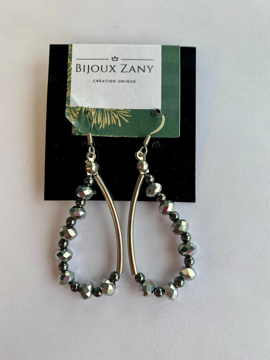 Boucles d'oreilles pierres semi précieuses #411 par Zany