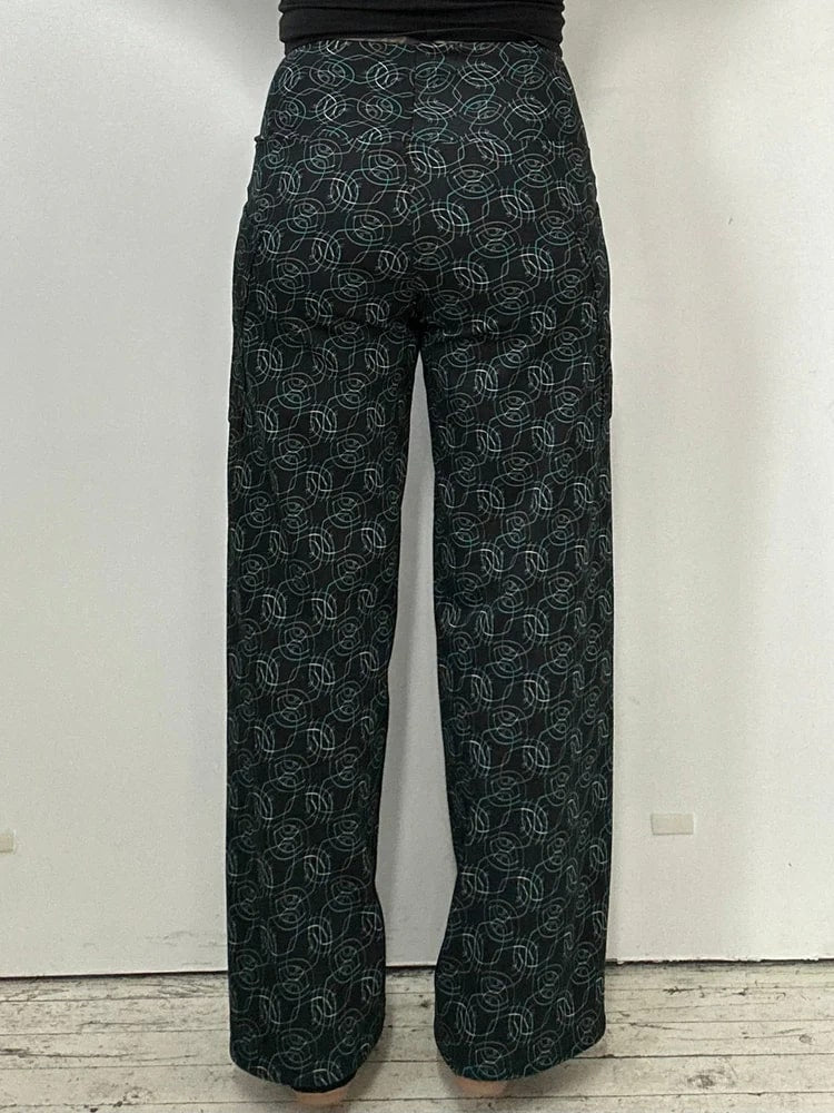 Pantalon Elma turquoise de Kollontaï