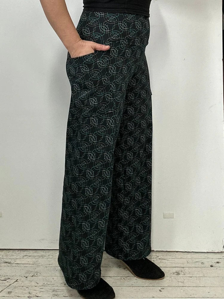 Pantalon Elma turquoise de Kollontaï