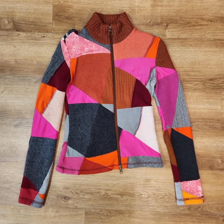 Veste Matrix orangé small par Myco Anna