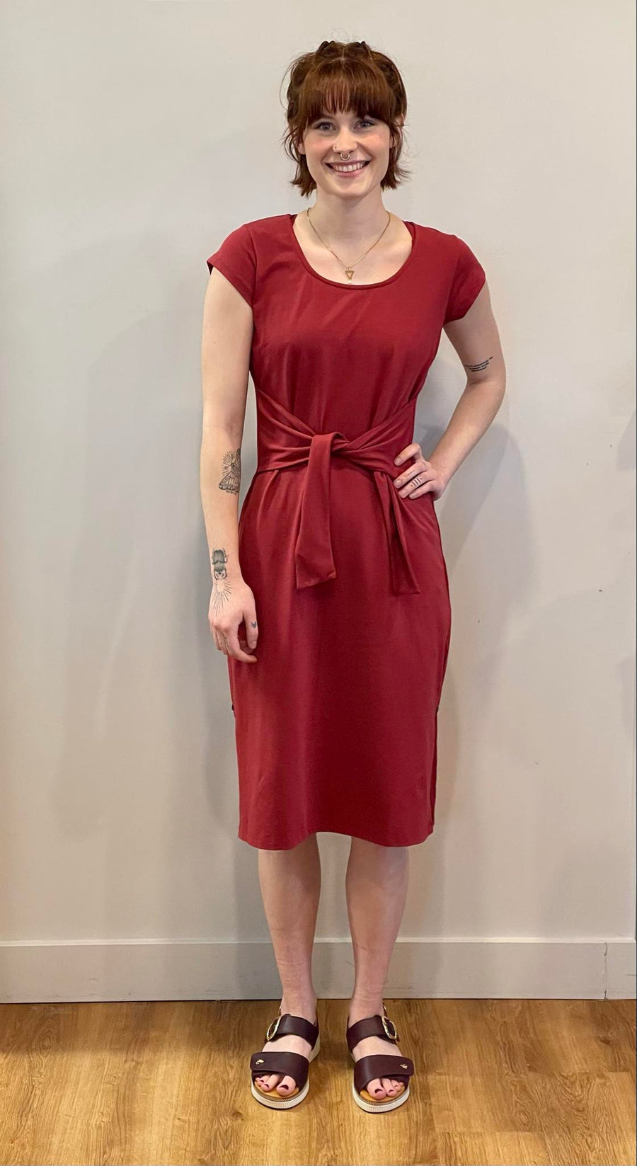 Robe à nouer rouge 21 Tara