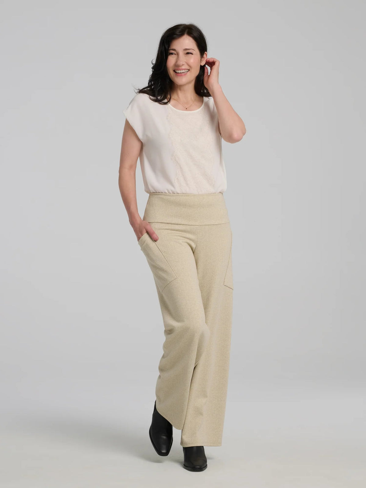 Blouse Perle blanc de Kollontaï