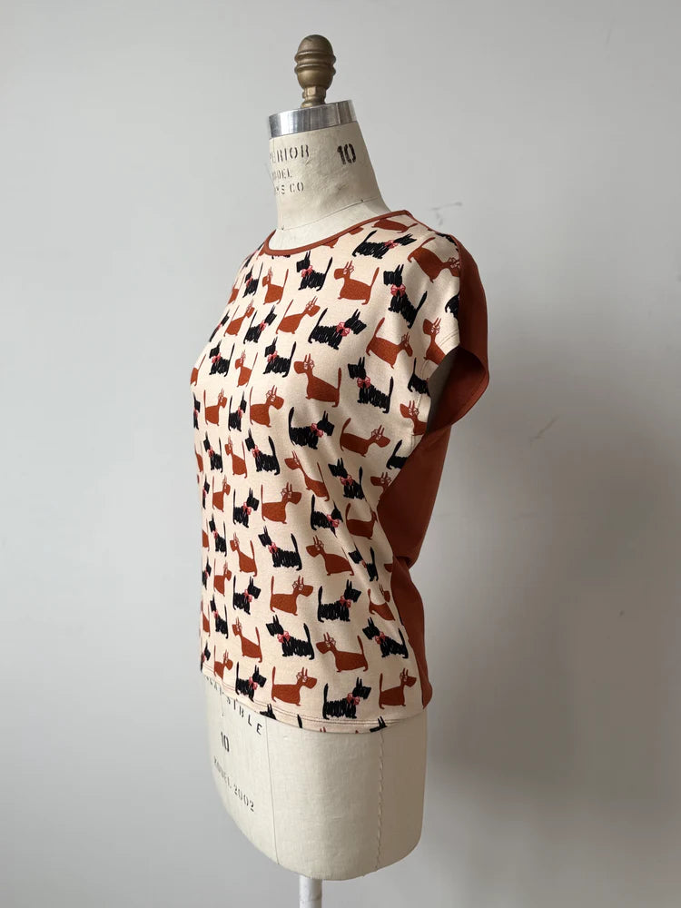 T-shirt Arty rouille de Kollontaï