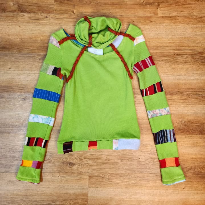 Chandail lime rubans XS par Myco Anna