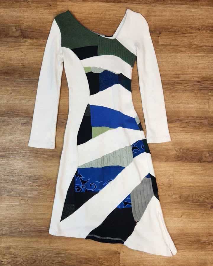 Robe longue tricot crème XS par Myco Anna