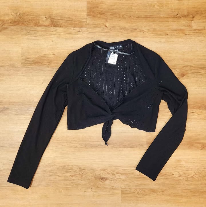 Boléro dentelle noir medium par Myco Anna