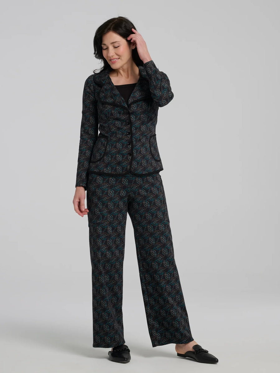 Pantalon Elma turquoise de Kollontaï