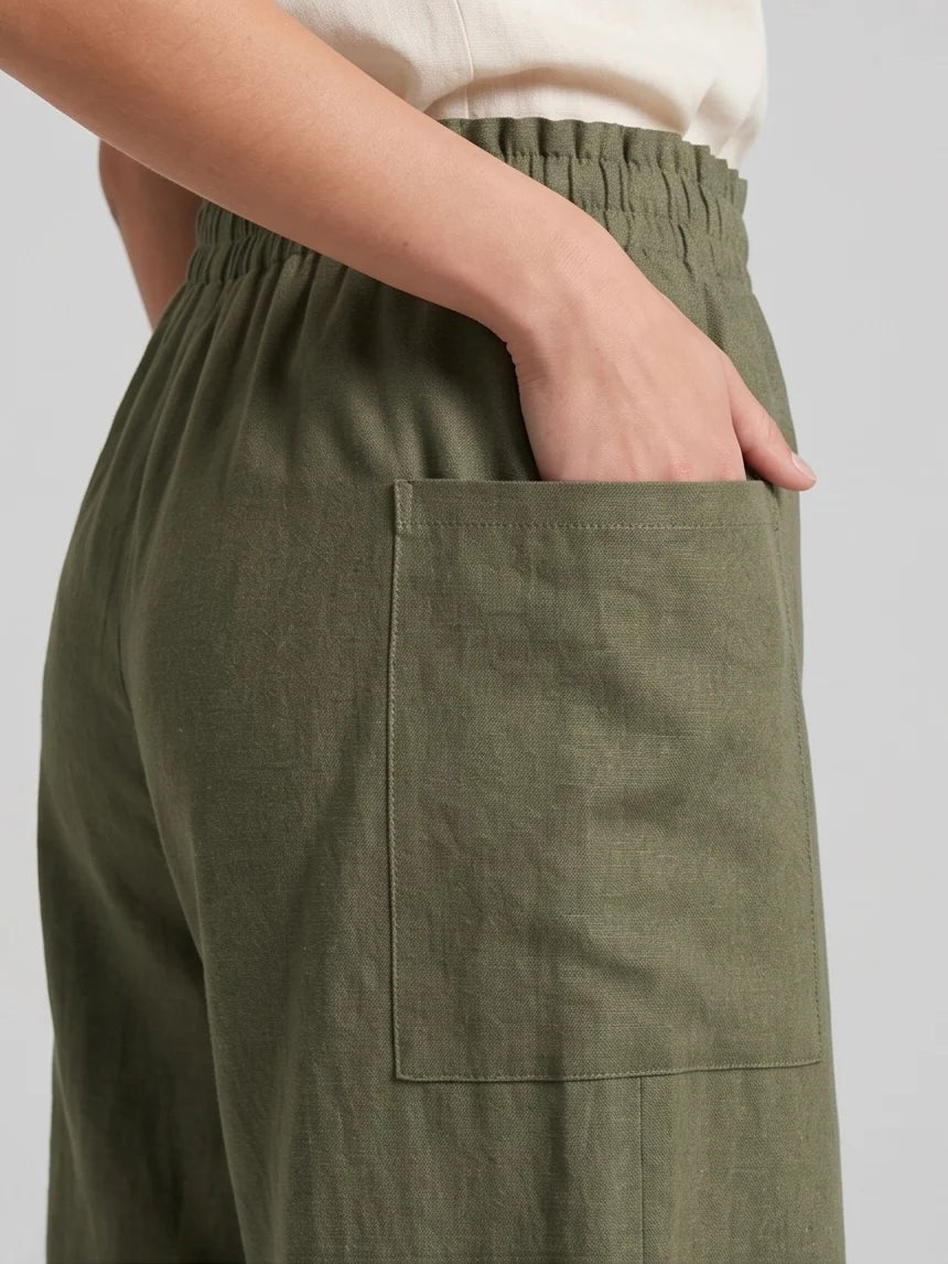 Pantalon Devon vert de Kollontaï
