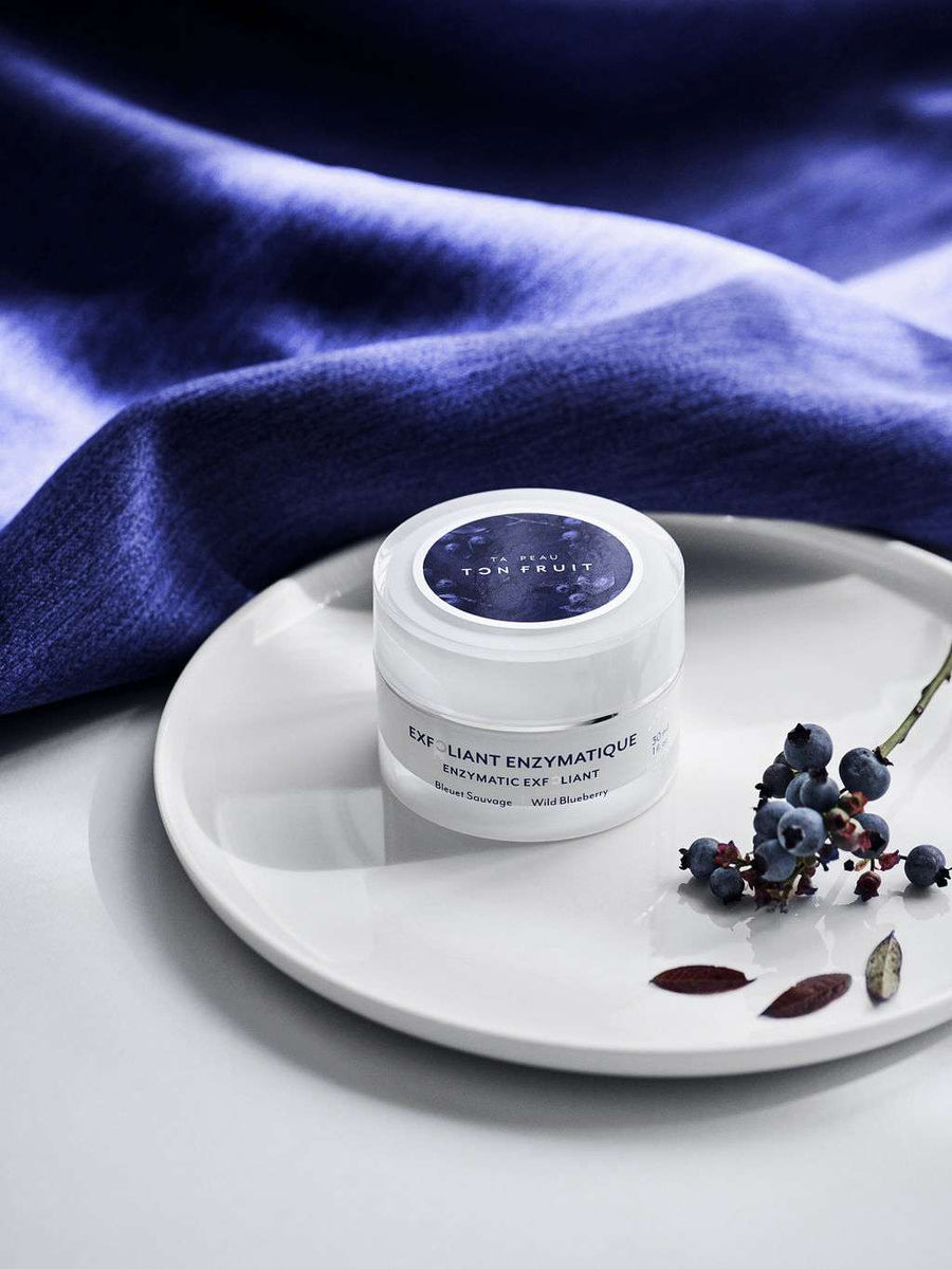 Exfoliant enzymatique bleuets sauvages Ta peau ton fruit