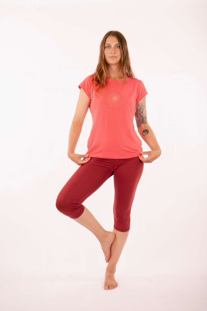 T-shirt Sofie spirale happy red par 21 Tara