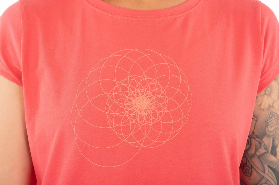 T-shirt Sofie spirale happy red par 21 Tara