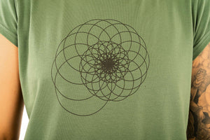 T-shirt Sofie spirale grass par 21 Tara