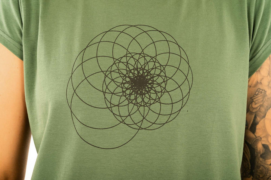 T-shirt Sofie spirale grass par 21 Tara