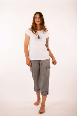 T-shirt Sofie mountain girl blanc par 21 Tara