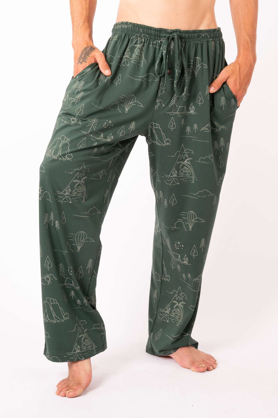 Pantalon de détente vert de Yeti Love