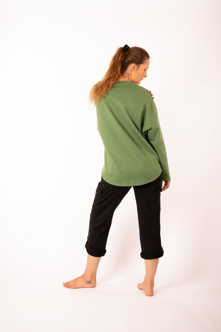 Chandail Shanta vert YB-04  de 21 Tara