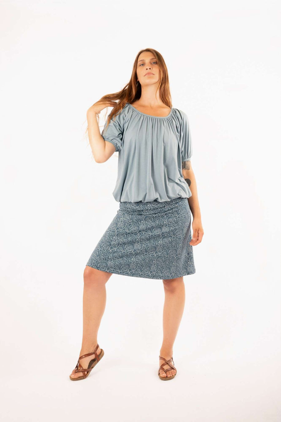 Chandail izaia bleu YS25-11 de 21 Tara