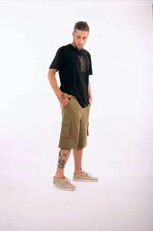 Tee-shirt Tom Hello bear noir  YB-61 de Yeti Love