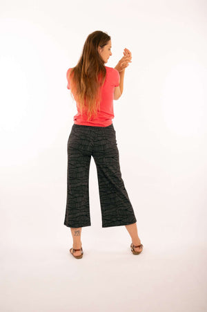 Pantalon KAMA IMPRIMÉ noirTS25-22 par 21 Tara